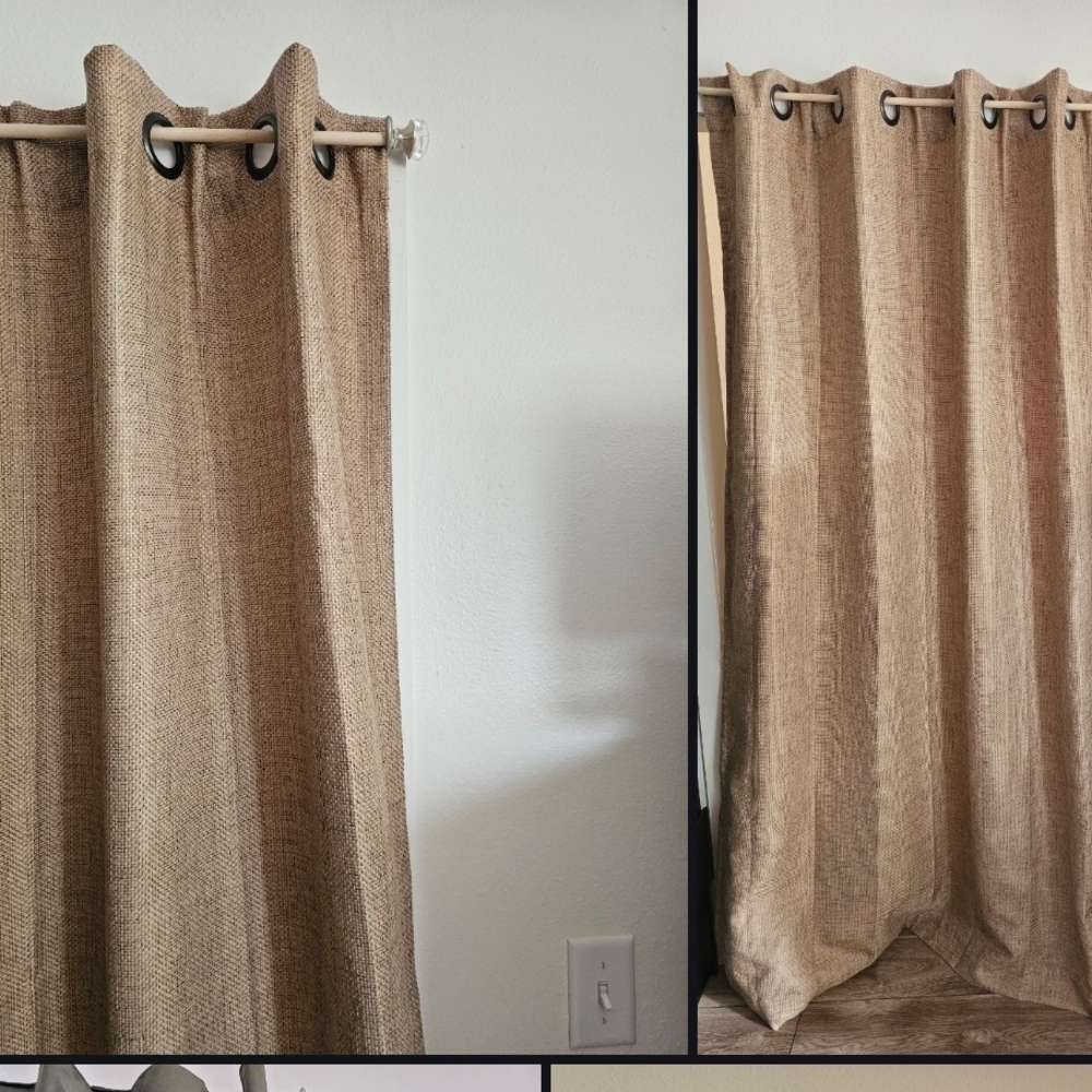Burlap Curtains